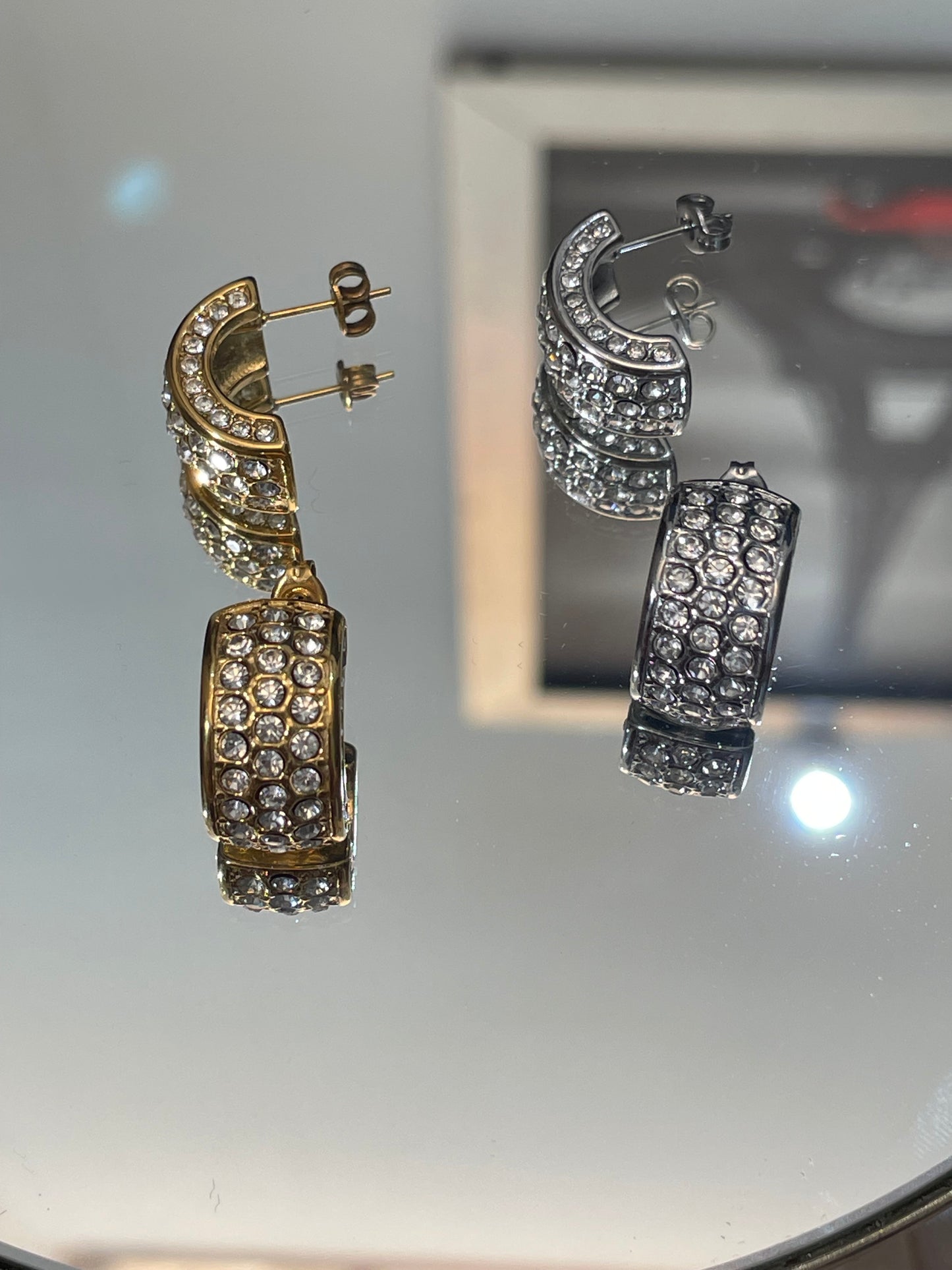 Aretes Elegant Pave