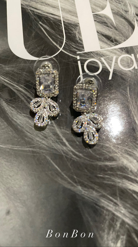 Aretes hojas elegant