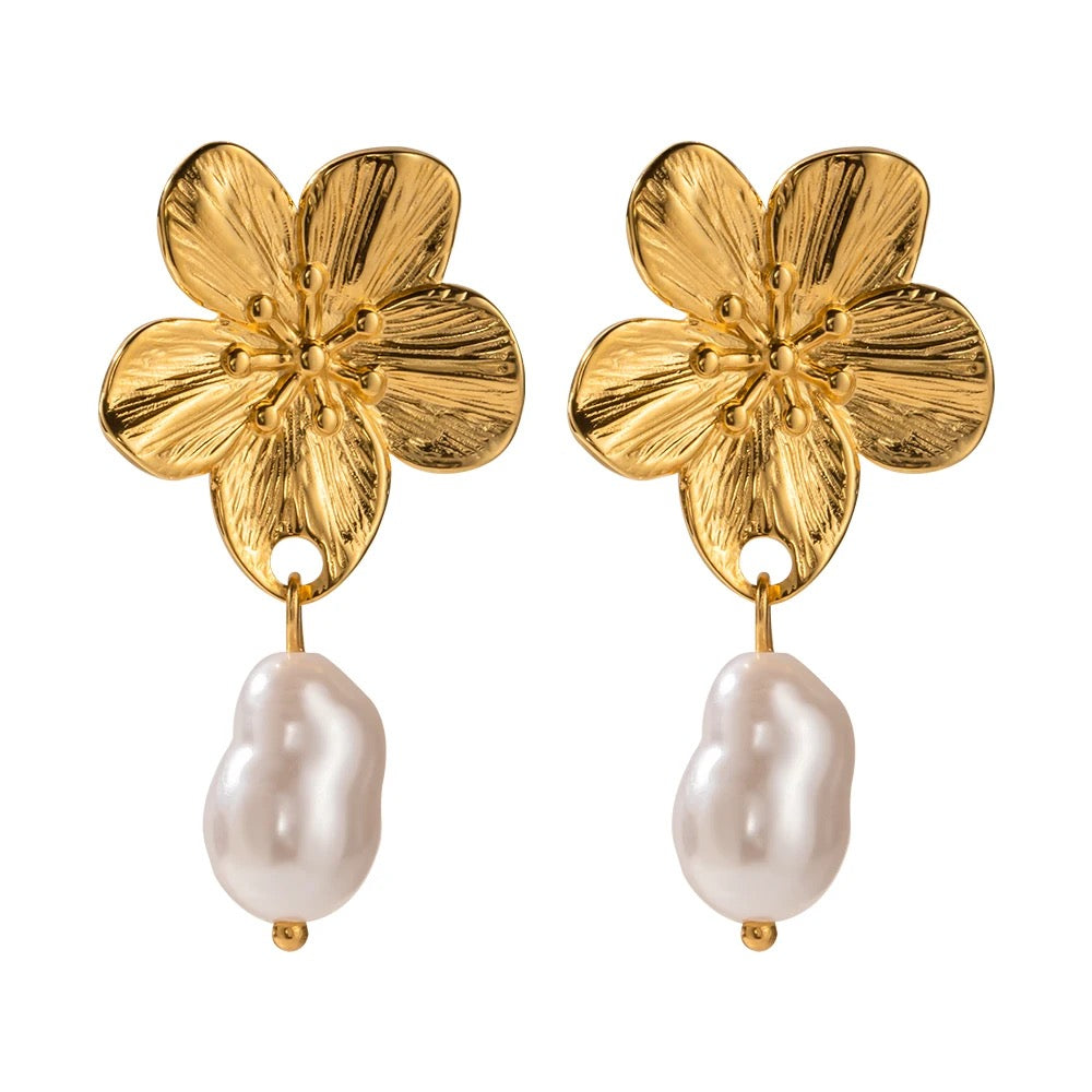 Aretes Daisy Pearl