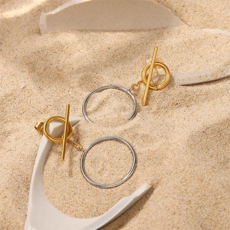 Aretes Serena Bicolor