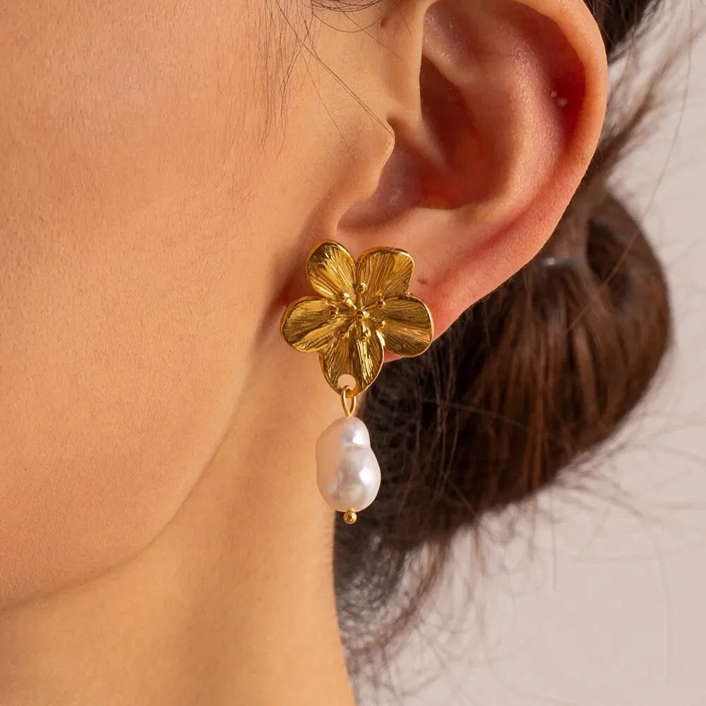 Aretes Daisy Pearl