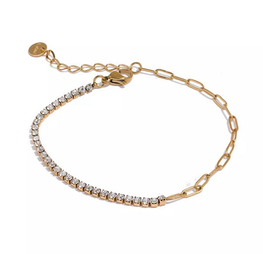 Pulsera Tennis + Link