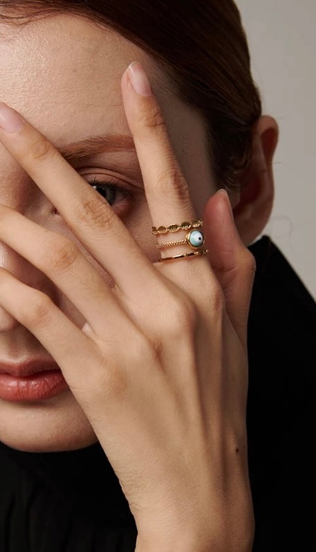 Anillo Ojo Triple (Ajustable)