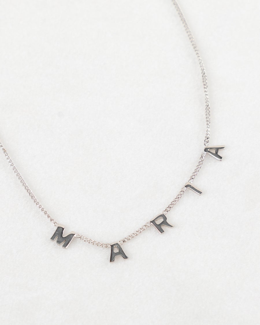 Collar Name Letra Soldada
