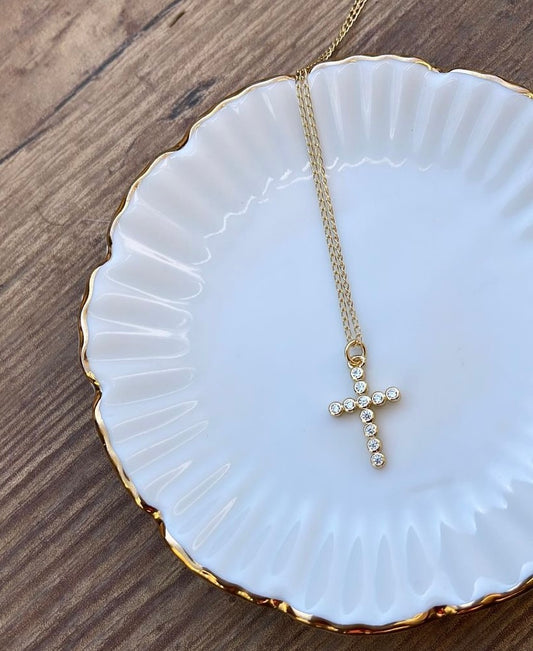 Collar Cruz Circonias