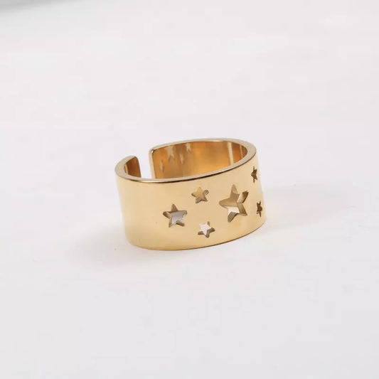 Anillo Chunky Stars (Ajustable)