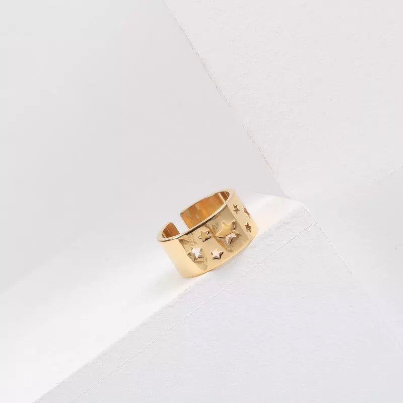 Anillo Chunky Stars (Ajustable)