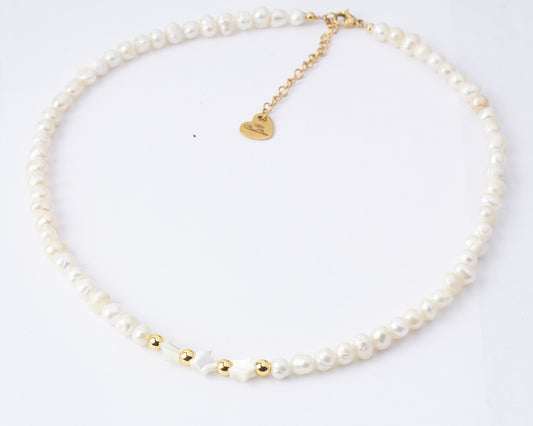 Collar Estrellas Nacar