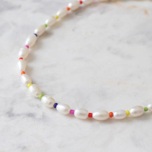 Collar Full Color & Perlas