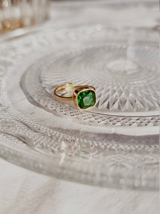 Anillo Esmeralda (Ajustable)