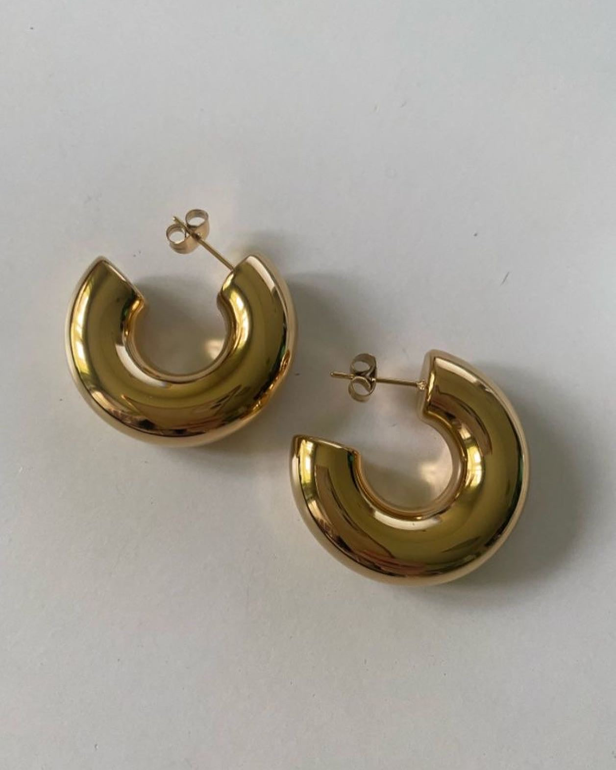 Maxi Hoops Mía Gold