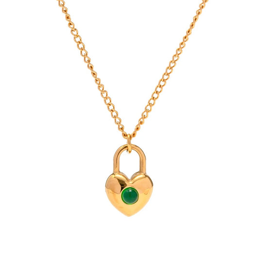 Collar mini heart Esmeralda