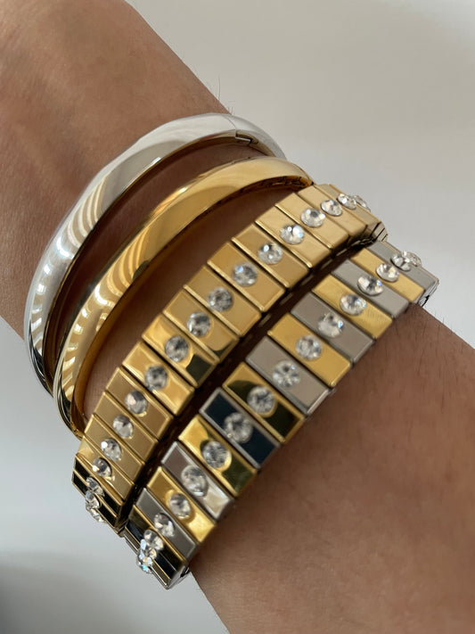 Retro Bracelet Gold & Silver