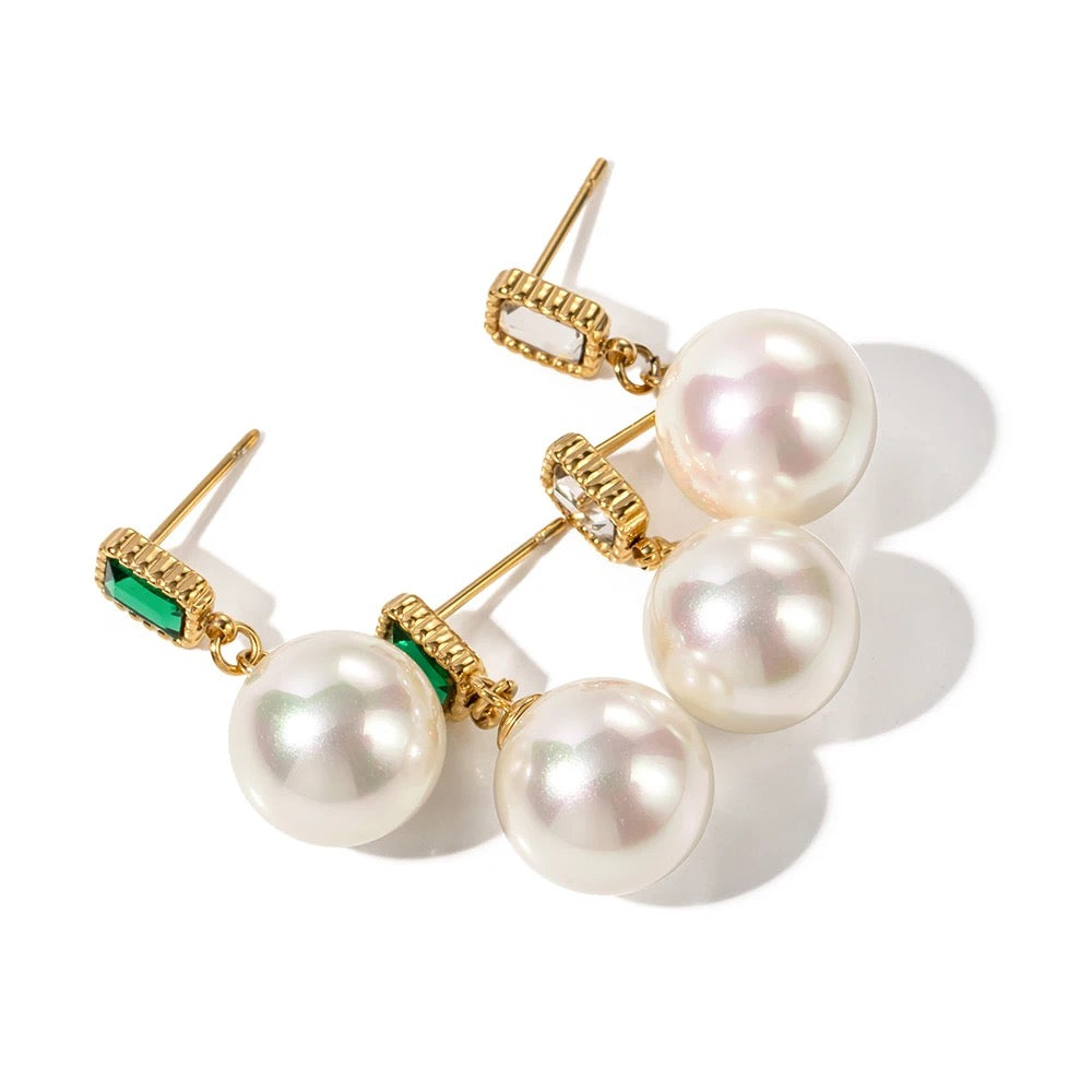 Aretes Classy Pearl