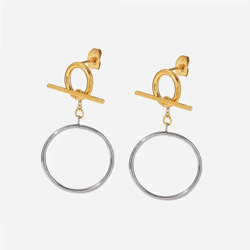 Aretes Serena Bicolor