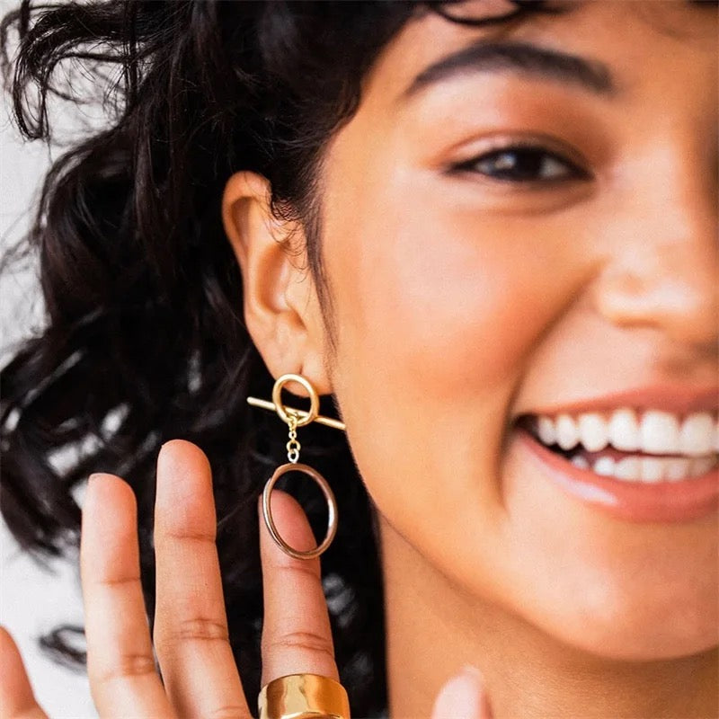 Aretes Serena Bicolor