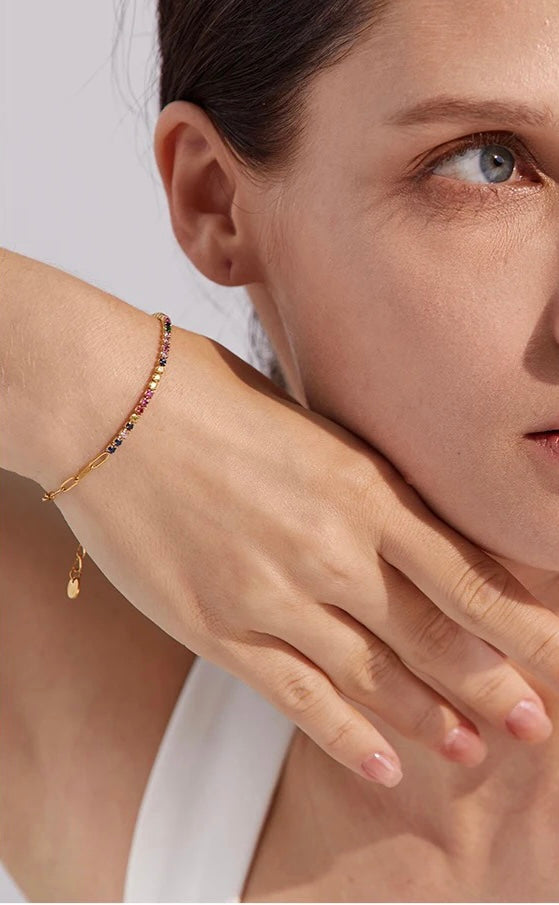 Pulsera Tennis + Link