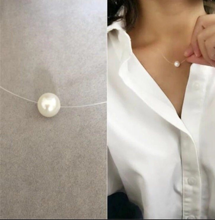 Collar Perlita Fantasma