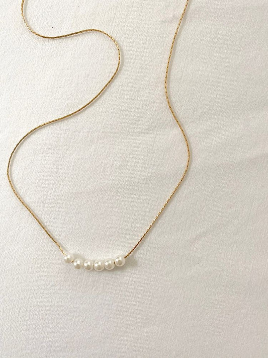 Collar mini Perlas
