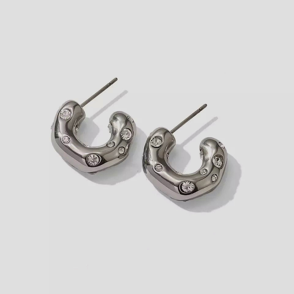 Aretes Greta Silver