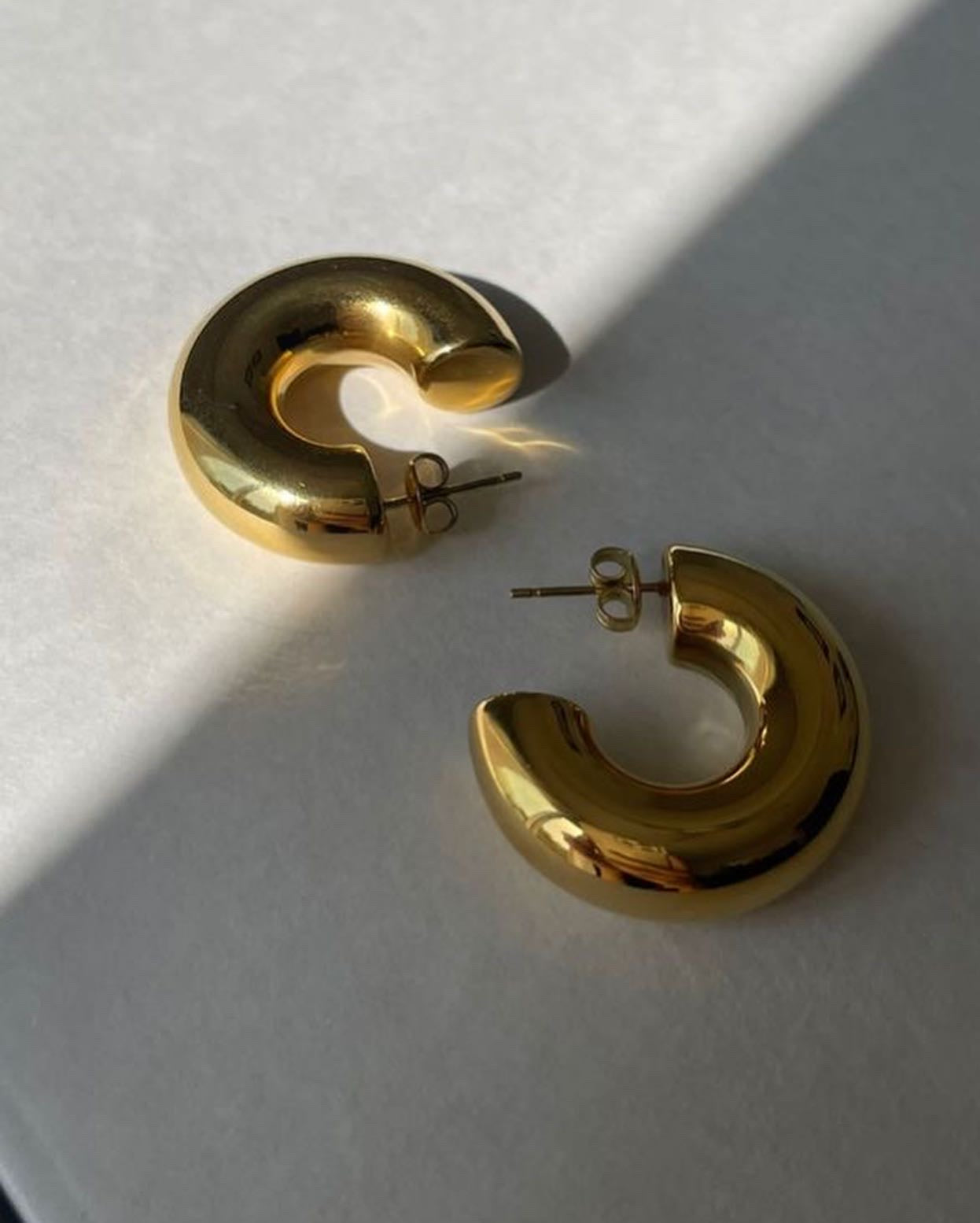 Maxi Hoops Mía Gold