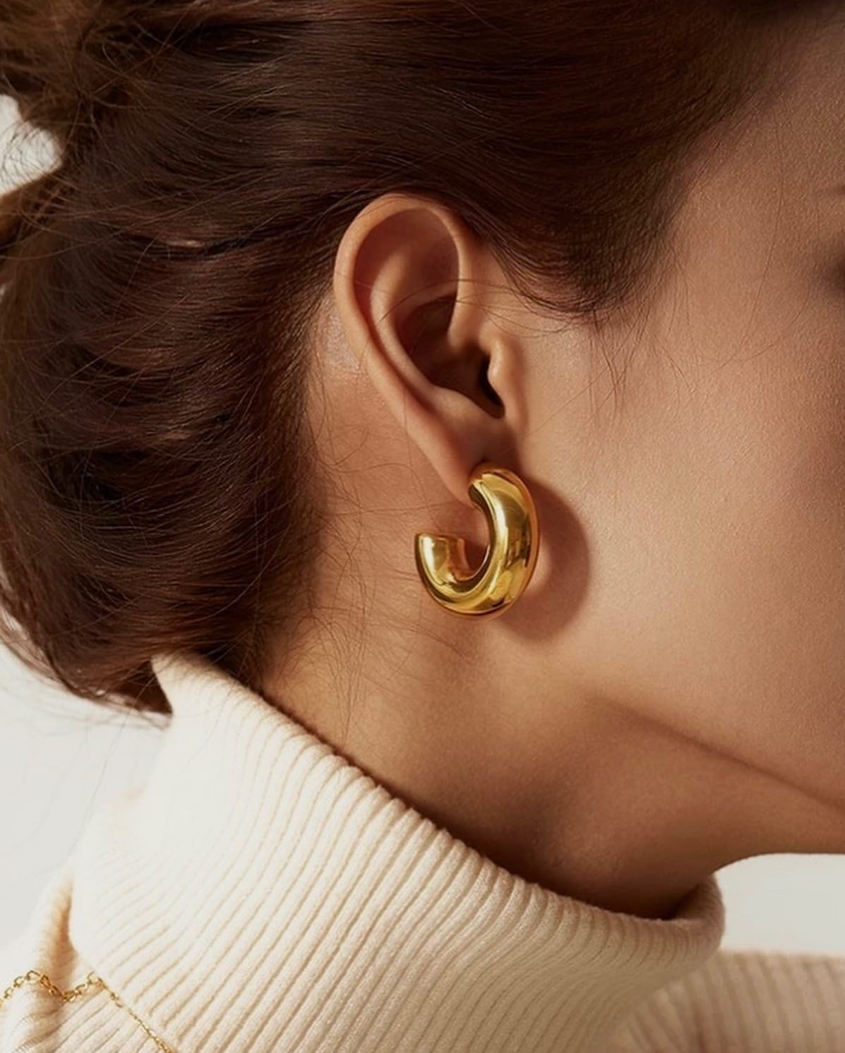 Maxi Hoops Mía Gold