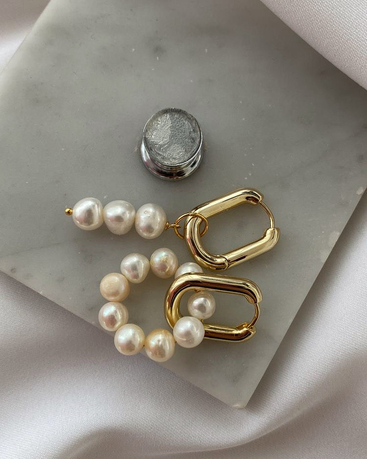 Hoops pearl Link
